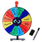 Prize Wheel LRMBKM de 30 cm com suporte e base pesada de 12 slots