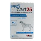 Pro Cart Cães 25kg 60 comp Agener Suplemento Articulação Cães - Agener união
