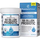 Probiotic Physician's CHOICE 100 bilhões com prebióticos 60 cápsulas