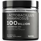 Probiótico Toniiq Lactobacillus rhamnosus 100 bilhões UFC 60 cápsulas Probiótico Toniiq Lactobacillus rhamnosus 100 bilhões UFC 60 cápsulas