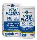 Probiótico Vital Planet Vital Flora Ultra 60 bilhões de CFU 60 cápsulas