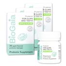 Probióticos Dentais BioGaia Prodentis - Pacote com 3 Sabores de Maçã