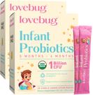 Probióticos Lovebug Infant Orgânicos (0-6 meses) - Pacote com 30