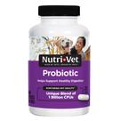 Probióticos Nutri-Vet para cães apoiam a saúde digestiva 60 cápsulas
