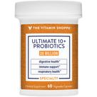 Probióticos The Vitamin Shoppe Ultimate 10+ 20 bilhões de CFUs