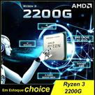 Processador AMD Ryzen 3 2200G 3.5 GHz Quad-Core Quad-Thread Soquete AM4 Sem Cooler