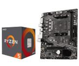 Processador AMD Ryzen 5 4500 6C/12T + Placa-mãe MSI A520M-A PRO