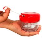 Processador de Alho Mini Alimentos Manual Triturador Moedor