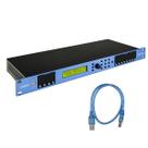 Processador De Áudio 4 Entradas 8 Saidas 24 Bit Com Dsp Equalizador Delay Crossover DX48 DBR