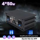 Processador De Áudio Digital 4x50W DSP Para Carro Com Entrada De Fibra Óptica, Subwoofer Estéreo 12V Processador De Áudio Digital 4x50W DSP Para Carro Com Entrada De Fibra Óptica, Subwoofer Estéreo 12V