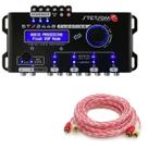 Processador de Audio Digital Stetsom STX2448 Floating 4 Vias Com Cabo RCA 5 Metros Stetsom