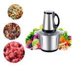 Processador Moedor Elétrico Inox Corta Carne Legumes Premium