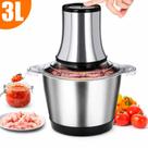 Processador Triturador Picador de Alimentos Elétrico 3L Inox Potente 850W Moedor de Carne Legumes Verduras Sementes 220V
