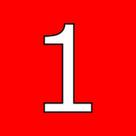 Produto Numeros de 1 a 6 - Vermelho - Complemento
