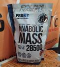 Profit Laboratórios Anabolic Mass 28500 Hipercalórico com Whey Creatina Vitaminas Ideal para Ganho de Massa SABOR:CHOCOL