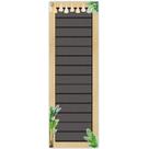 Programação diária Pocket Chart Tevxj Eucalyptus para sala de aula