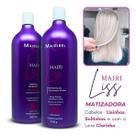 Progressiva Mairi Liss Matizadora de Loiro 1l Mairibel 2 Passos (Shampoo + Cristalização Térmica) Progressiva Mairi Liss Matizadora de Loiro 1l Mairibel 2 Passos (Shampoo + Cristalização Térmica)