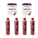 Progressiva Steel Shield 1KA Hair Professional 1L +Máscara Extrato de Argan e Açaí Maochi Cabelos Lisos Hidratados Nutridos Por Mais Tempo 1 kg Progressiva Steel Shield 1KA Hair Professional 1L +Máscara Extrato de Argan e Açaí Maochi Cabelos Lisos Hidratados Nutridos Por Mais Tempo 1 kg