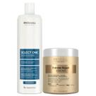 Prohall Progressiva Select One 1l e Máscara Extreme Repair 500g