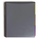 Project Organizer Smead 24 bolsos cinza com abas variadas