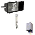 Projetor aluminio com reator e lampada metalica philips 1000w e40