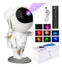 Projetor Astronauta Lua Galaxia Infantil Abajur Led céu iluminado