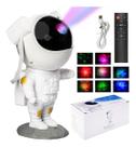 Projetor Astronauta Lua Galaxia Infantil Abajur Led Menino