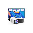 Projetor AuKing 4K WiFi Bluetooth 300" 6D Keystone