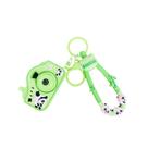 Projetor de chaveiro Cute Panda Design em liga plástica de PVC