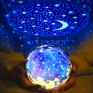 Projetor de Estrelas Elmchee para Crianças - Luz Noturna com 3 Filmes