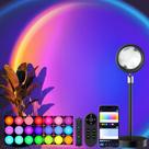 Projetor de Lâmpada Pôr do Sol Bavcieu RGBW LED com Controle Remoto e App