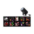 Projetor De Luzes LED Rotativas De Natal Com 16 Padrões, Luz Laser De Floco De Neve, Decoração USB