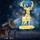 Projetor de Natal 3D Nagudenfo - Rena - Luzes para 2024