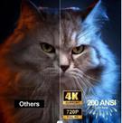 Projetor HY300 Original Portátil Smart Android 11 4K Ultra HD HDMI Wifi Bluetooth Alto Falante Embutido