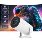 Projetor Hy300 Wifi Hd 200ansi Android 11.0 Smart Br Cor Branco É SMART 110v/220v ENVIO IMEDIATO