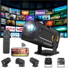 Projetor Hy320 4k sem fio Mini Android com Bluetooth para TV