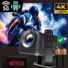 Projetor HY320 Android 1 com Netflix e YouTube Use com ou sem celular
