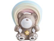 Projetor Infantil Arco Iris Chicco Luminaria Ursinho Rainbow Neutro com Musicas Bege