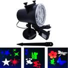 Projetor Laser RGBW Jogo De Luz Raio Holográfico Com Diversos Efeitos Para Festa Jardim Natal - TB1287