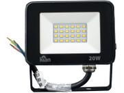 Projetor Led 20W 6500K Pt Bivolt Kian