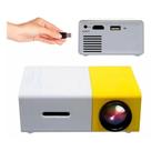 Projetor LED Portátil YG-300 Suporte Full HD 1080p Com Controle Remoto