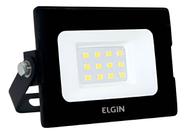 Projetor Led Refletor Holofote 10w 6500k Bivolt Elgin Preto