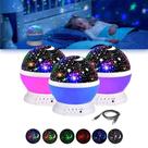 Projetor Luminária Abajur Led Estrelas Galaxy 360 Giratoria