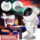 Projetor Luz Noturna Astronauta Luminária Efeito Galaxia Starry Sky Star Light Abajur Laser Multicolor Estrelado Criança
