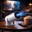 Projetor Smart Portátil Full HD WiFi Bluetooth Cinema em Casa Android HY300