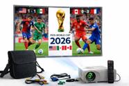 Projetor Tomate Mpr2009 3500 Lumens branco Tela Bolsa