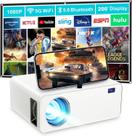 Projetor Wielio Native 1080P 12000 lúmens Bluetooth Wifi