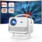 Projetor YABER V12 700 ANSI 1080P WiFi6 Bluetooth 5.2