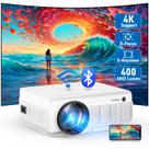 Projetor YEZMEK 4K com WiFi e Bluetooth - 1080P Suportado - 16000 Lumens