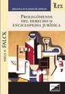 Prolegómenos del derecho o enciclopedia
